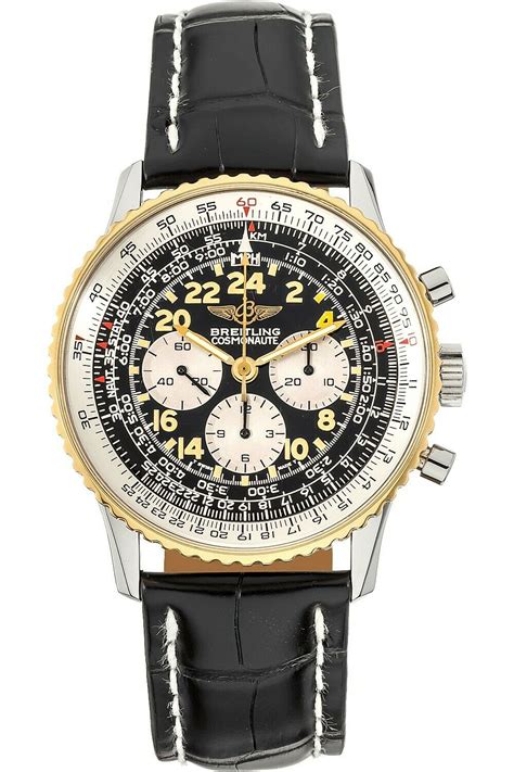 breitling navitimer cosmonaute cinturino nero prezzo|Breitling Navitimer prices.